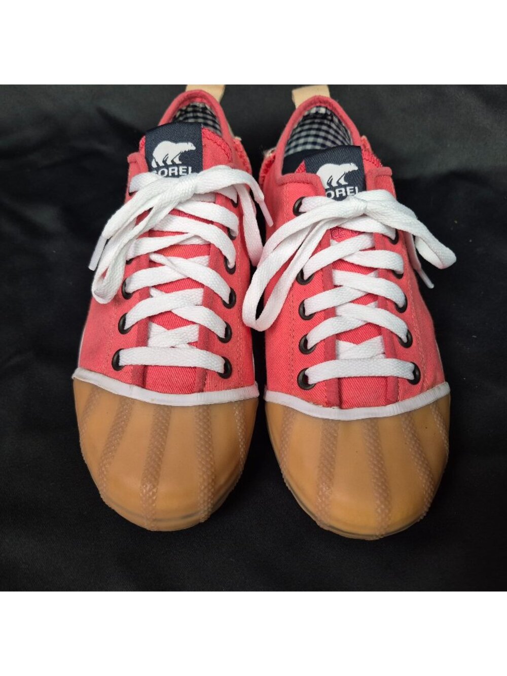 Sorel Sentry CVS Women's Low-Top Coral Sneaker Duck Boot Rubber Sole Shoes Sz 8
